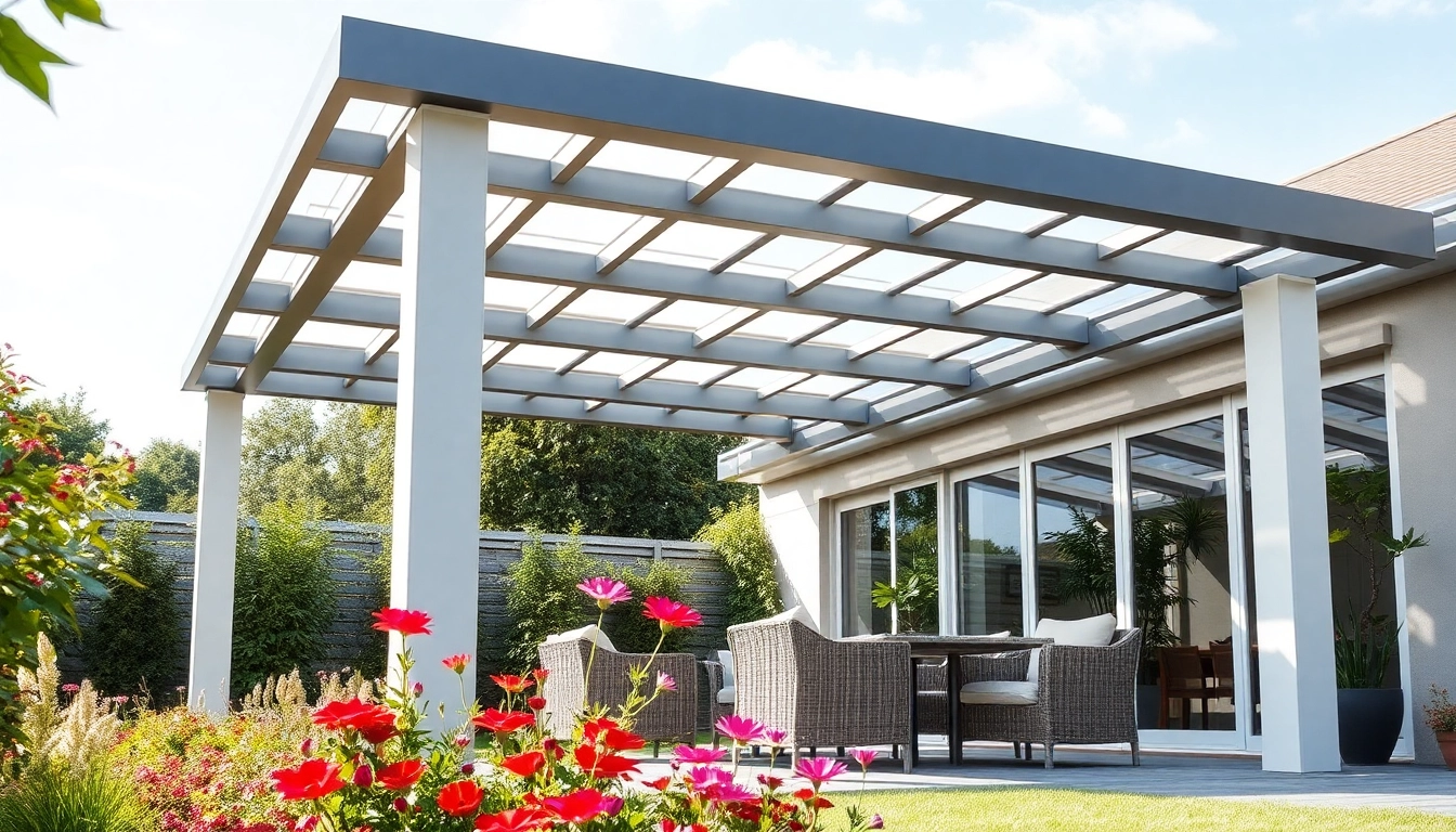 Hier klicken und informieren ueber eine stilvolle Terrassenueberdachung im Garten.