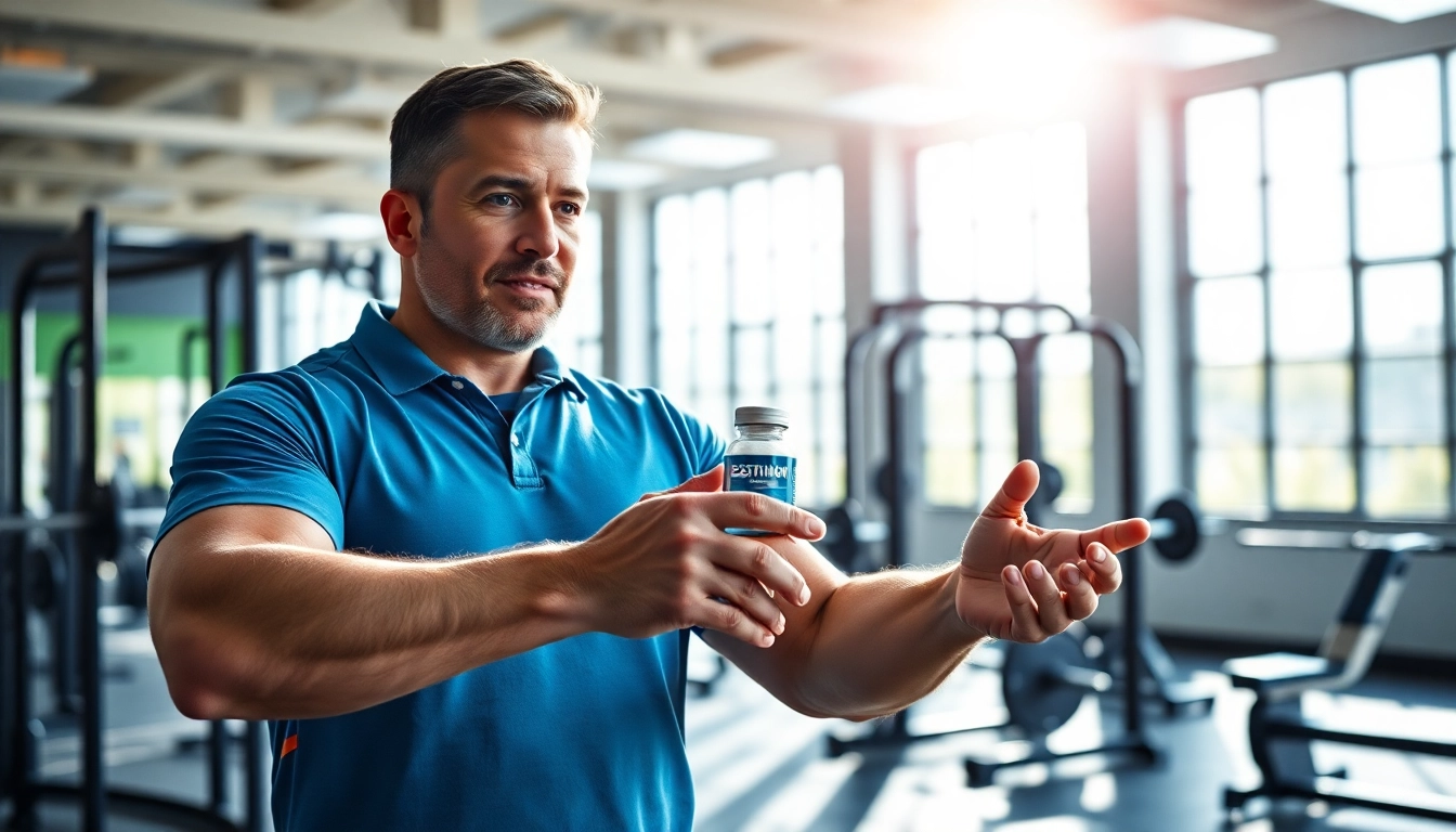 Fachkundige Beratung zum Sustanon 250 kaufen in einem modernen Fitnessstudio.