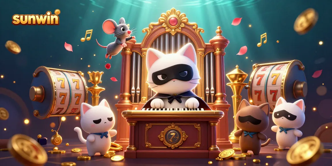 Experience the excitement of sunwin with a captivating 3D casino scene featuring enchanting characters and dynamic game elements.